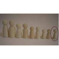 peg doll mini 4 cm of diertje